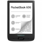 Электронная книга PocketBook 606, 1GHz, 256MbRAM/8GbROM, 6.0"E-Ink, 800х600, microSD, Black